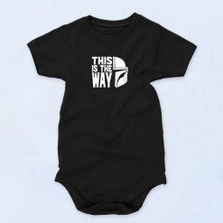 This Is The Way Star Wars Mandalorian Vintage Style Baby Onesie