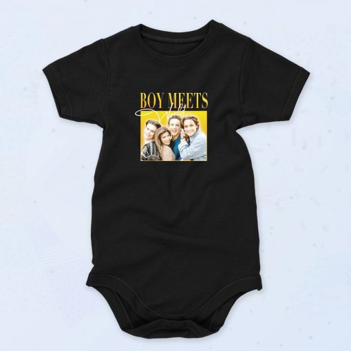 Vintage Boy Meets World 90s Baby Onesies