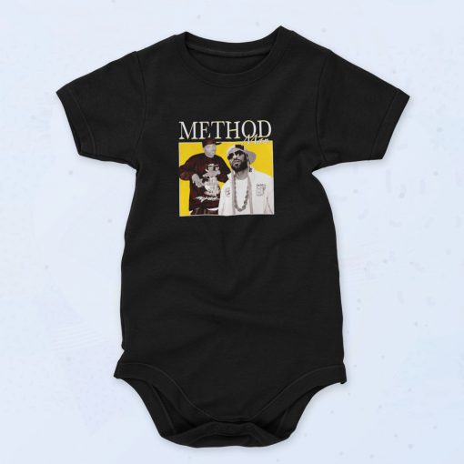 Vintage Method Man Homage 90s Baby Onesies