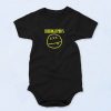 Vintage Nirvana Hieroglyphics Parody 90s Baby Onesies