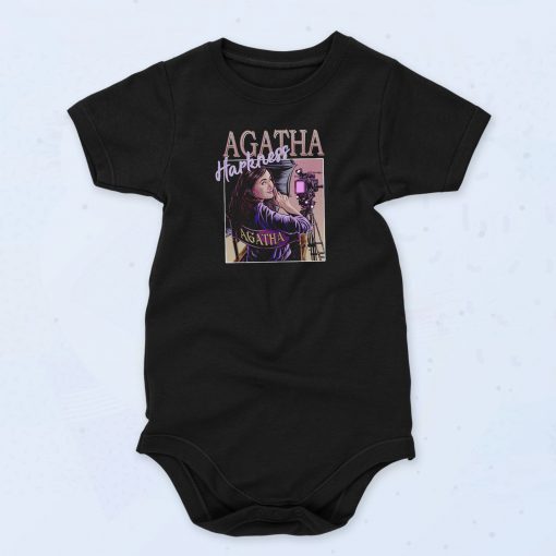 Wandavision Agatha Harkness Vintage Style Baby Onesie