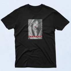 Aaliyah Juniors Red Lips Photo T Shirt