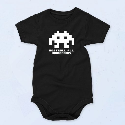 Berzerk Robot Destroll All Humanoids Unisex Baby Onesie