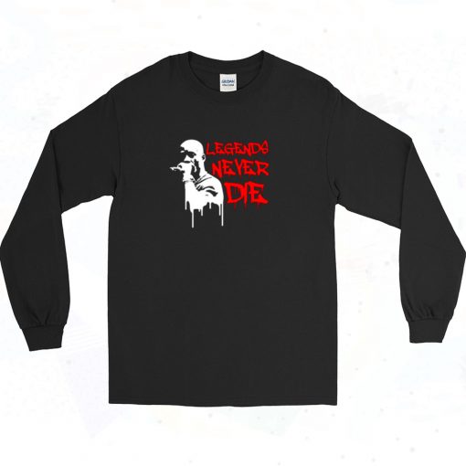 DMX Legends Never Die Vintage Style Long Sleeve Shirt