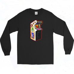 Dig Dug Stranger Things Dustin Vintage Style Long Sleeve Shirt