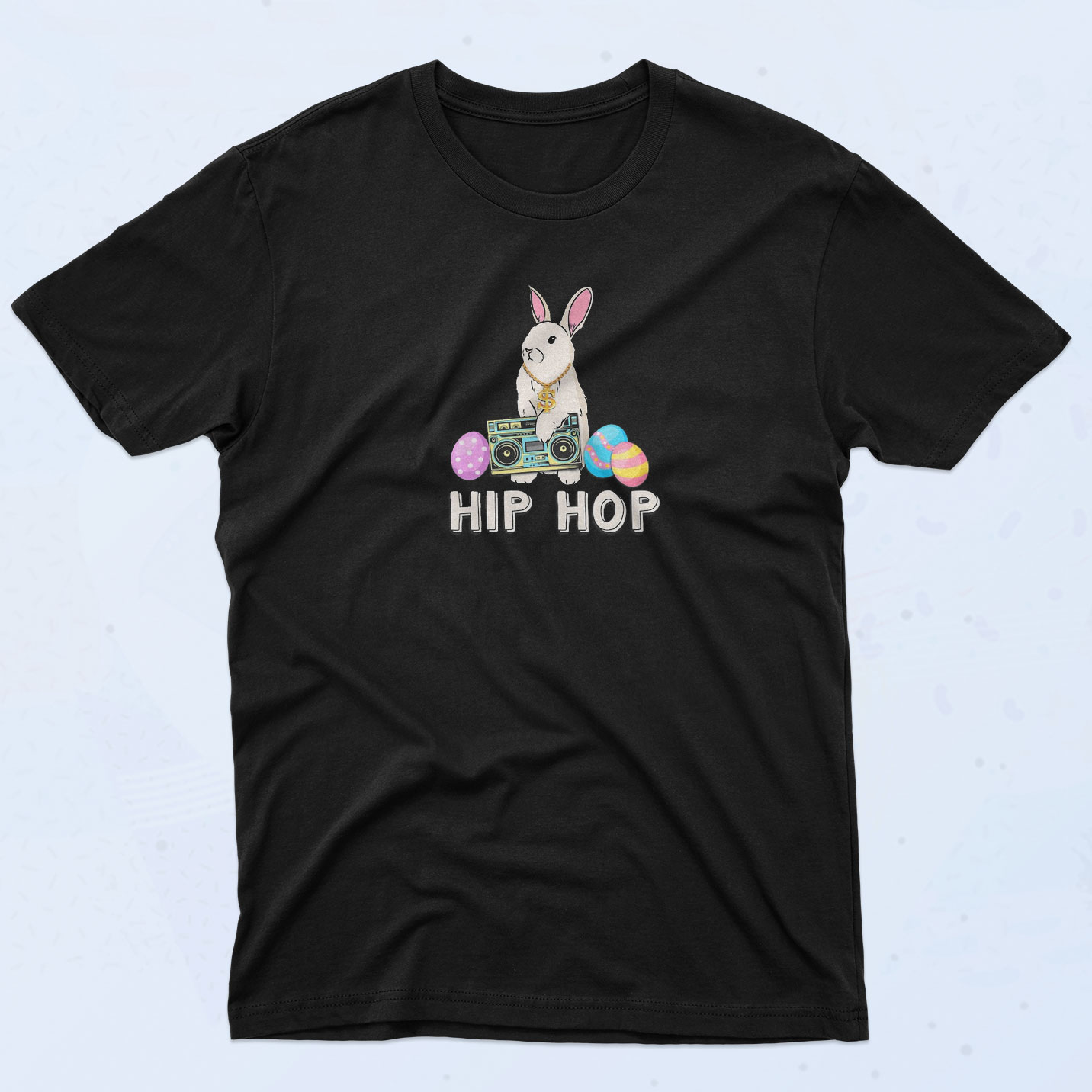 Funny Hip Hop Bunny T Shirt - 90sclothes.com