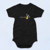 Spray Paint Heartbeat Unisex Baby Onesie