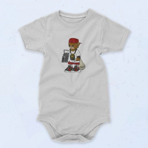 Teddy Bear Rap Hip Hop Unisex Baby Onesie