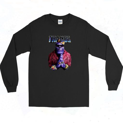 Thanos Rapper Vintage 90s Long Sleeve Shirt