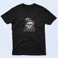 Throwback Skull Hip Hop Graphic T Shirt