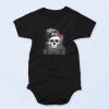 Throwback Skull Hip Hop Unisex Baby Onesie