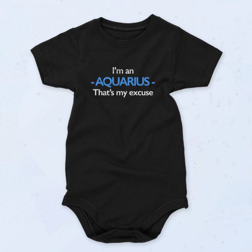 Aquarius Quote Unisex Baby Onesie