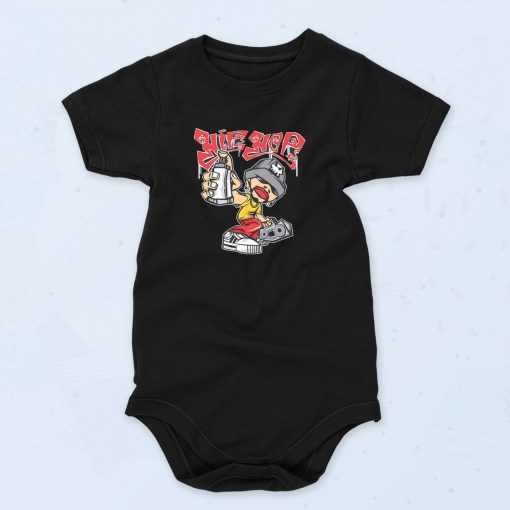 Funny Hip Hop Graphic Unisex Baby Onesie