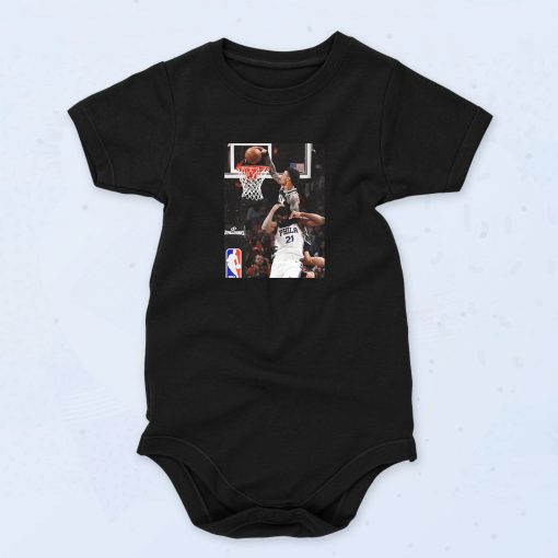 John Collins Dunk Over Joel Embiid Unisex Baby Onesie