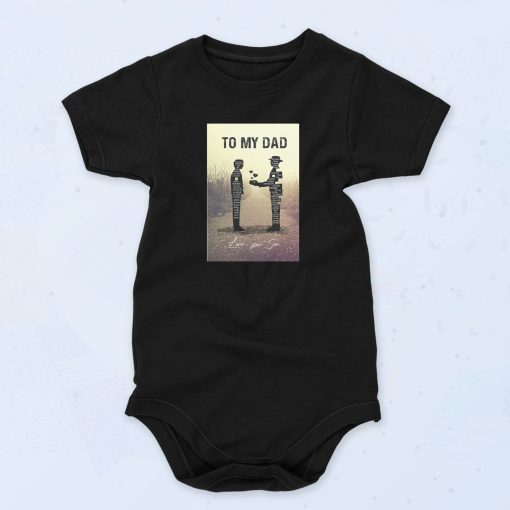 Missing Piece To My Dad Unisex Baby Onesie