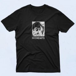 Mondays Sad Expression Graphic T Shirt