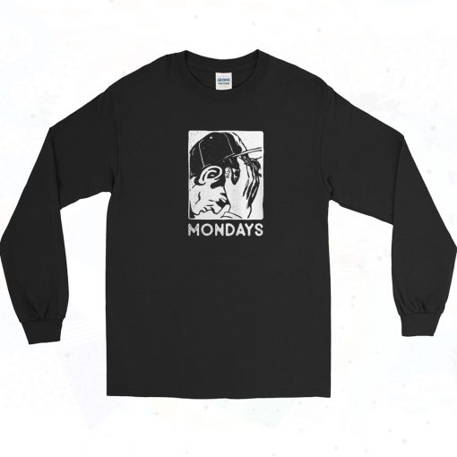 Mondays Sad Vintage Long Sleeve Shirt