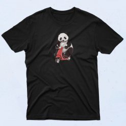 Panda Vespa Fashionable T Shirt