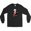 Panda Vespa Vintage Long Sleeve Shirt