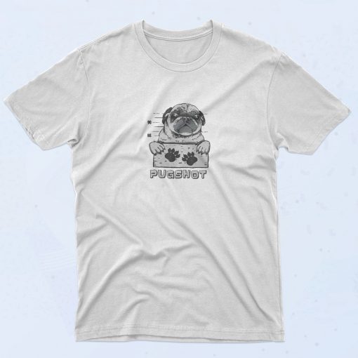 Pugshot Footprints Ggraphic T Shirt