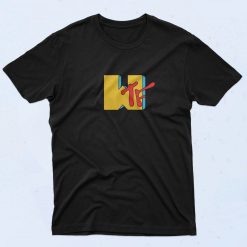 Retro Meme WTF Graphic T Shirt