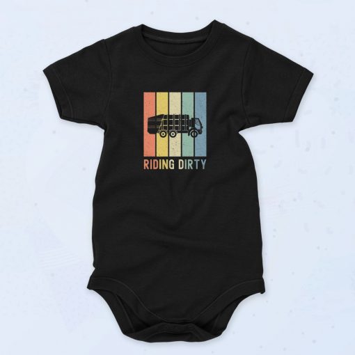 Riding Dirty Truck Unisex Baby Onesie