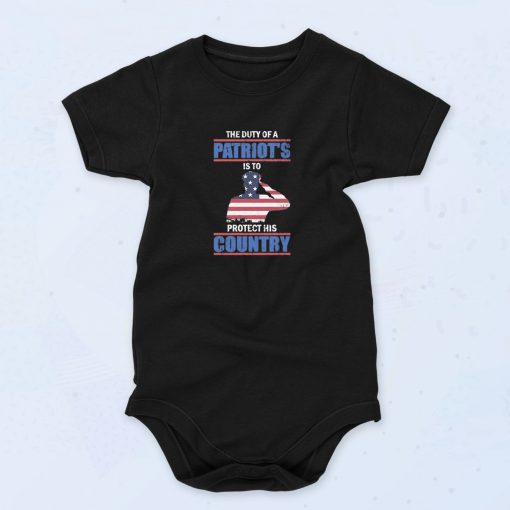 September 11 Veteran Patriotic Unisex Baby Onesie