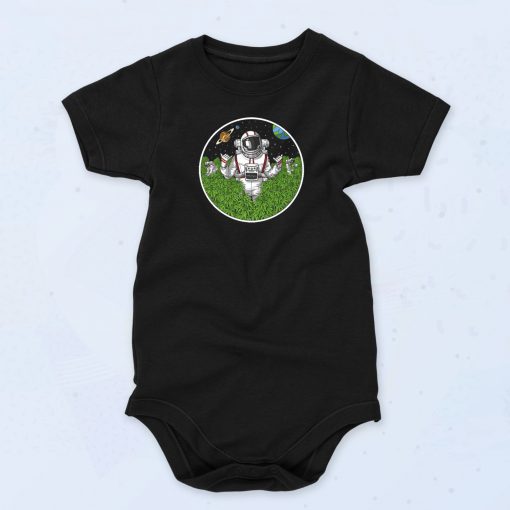 Space Astronaut Stoner Unisex Baby Onesie