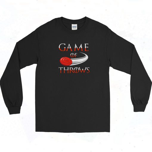 Ultimate Frisbee Vintage Style Long Sleeve Shirt