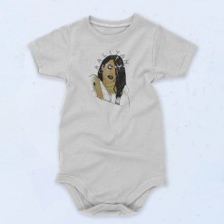 Aaliyah Cartoon Unisex Baby Onesie