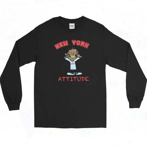 Asap Rocky New York Attitude Vintage Long Sleeve Shirt