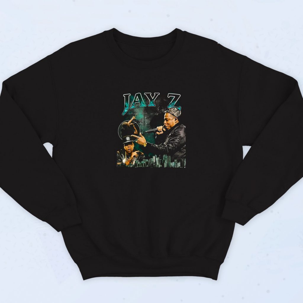 Rapper Hip Hop Jay Z Homage Sweatshirt - 90sclothes.com