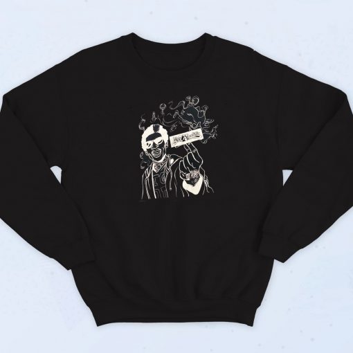 Rapper Wiz Khalifa Graphic Art Sweatshirt