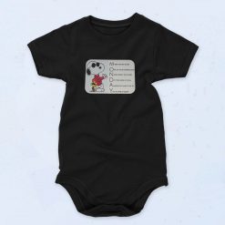 Snoopy Monday Unisex Baby Onesie