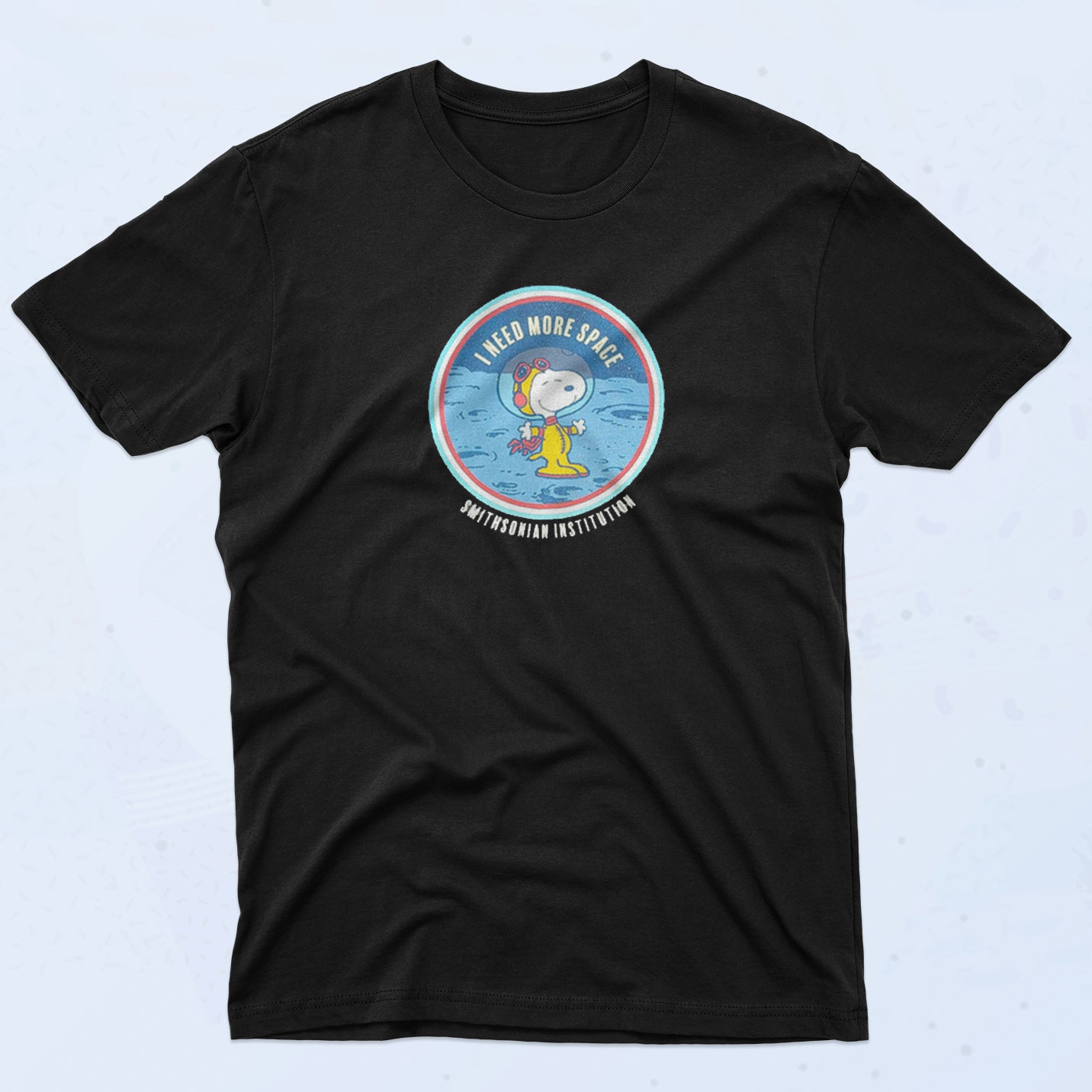 Snoopy Smithsonian Institution Space Graphic T Shirt - 90sclothes.com