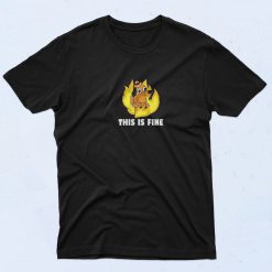 This Is Fine Dog Internet Graphic T Shirt