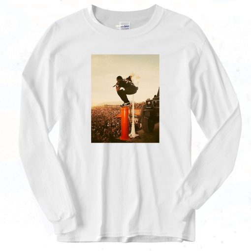 Travis Scott Crowd Concert Vintage 90s Long Ssleeve Shirt