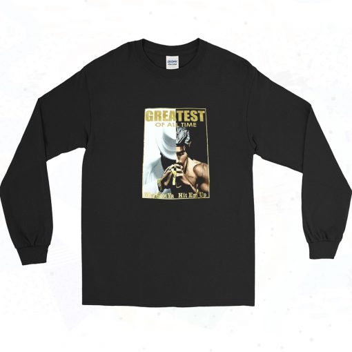 Tupac Shakur Biggie Smalls Greatest of All Time Vintage Long Sleeve Shirt