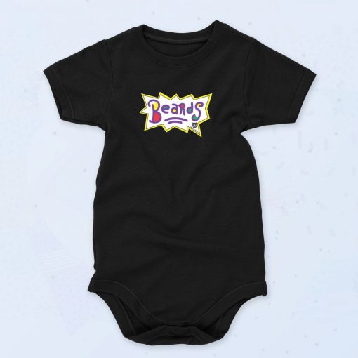 Beards Graphic Unisex Baby Onesie