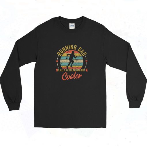 Cooler Running Dad Vintage Long Sleeve Shirt