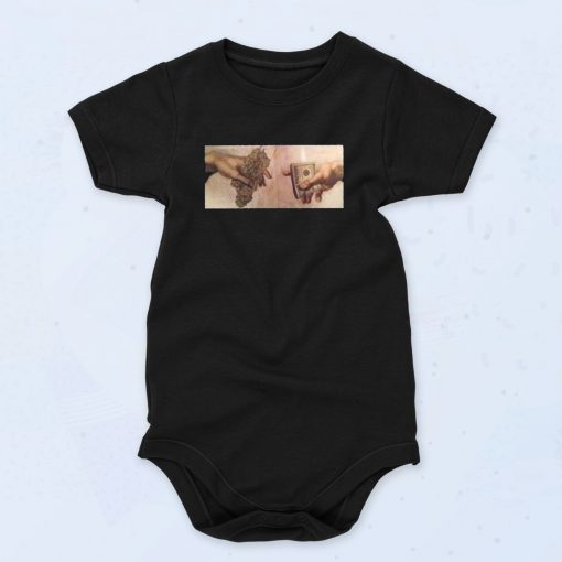 Hand Aesthetic Casual Unisex Baby Onesie