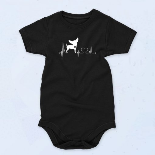 Heartbeat Chihuahuas Dog Unisex Baby Onesie