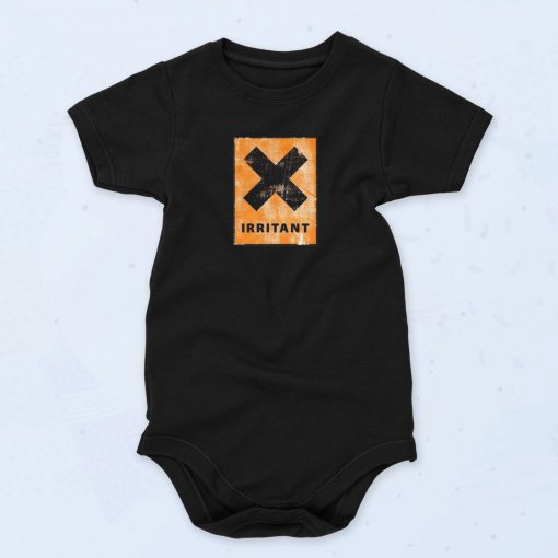 Irritant Warning Danger Unisex Baby Onesie