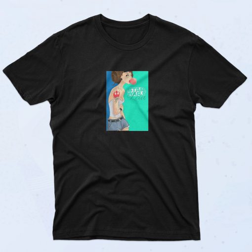 Princess Rebel Leia Hipster Gum Movie T Shirt