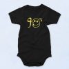 Rave Smile 90s Unisex Baby Onesie