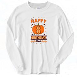 8Th Pumpkin Halloween Funny Long Sleeve SHirt