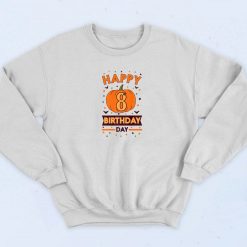 8Th Pumpkin Halloween Graphic Sweatshirt