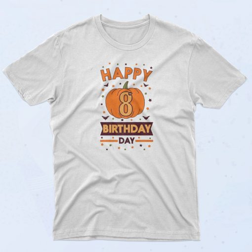 8Th Pumpkin Halloween T Shirt