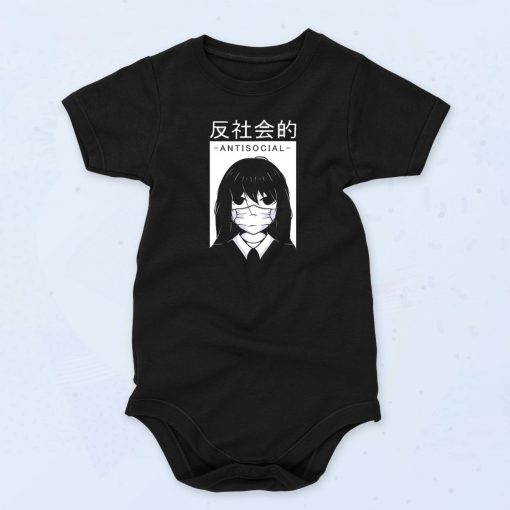 Antisocial Horror Girl Baby Onesie