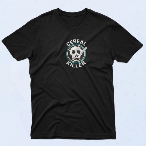 Cereal Killer Skull T Shirt